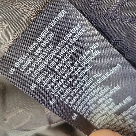 M by Madonna Leather Jacket size 4 - Picture 8 of 9